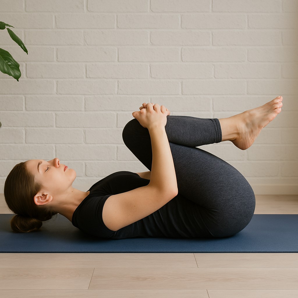 पवनमुक्तासन योगासन से कब्ज और गैस में राहत